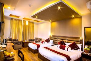 Ruang duduk di The Address Kathmandu Hotel