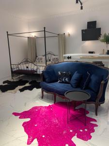 Χώρος καθιστικού στο Tiltų 5 Jacuzzi Apartment