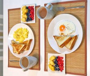 Các lựa chọn bữa sáng cho khách tại Casa Tranquilla - JKIA