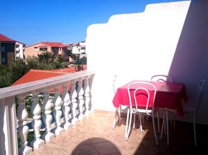 Balkon lub taras w obiekcie Apartment in Novalja with sea view, terrace, WiFi 3572-2