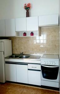 Kuchnia lub aneks kuchenny w obiekcie Apartment in Novalja with sea view, terrace, WiFi 3572-2