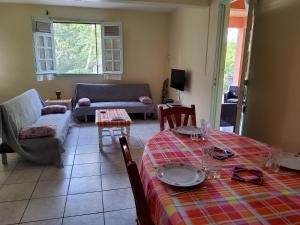 Posezení v ubytování Villa Zannanas