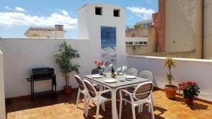 Balkon lub taras w obiekcie Penthouse Clavero Casasol