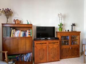 Telewizja i/lub zestaw kina domowego w obiekcie Penthouse Clavero Casasol