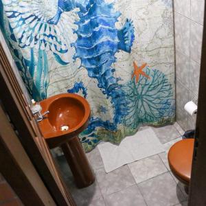 Ванная комната в Pousada do Carlito