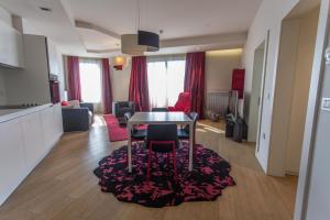 Kuchyň nebo kuchyňský kout v ubytování Armoni Residence Istanbul