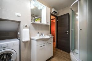 Kuchyň nebo kuchyňský kout v ubytování Apartments Sunshine Home
