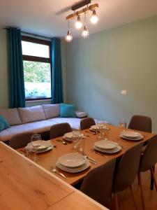 Posezení v ubytování SočaLand Apartmaji