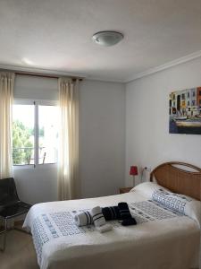 Postel nebo postele na pokoji v ubytování Casa Encanto - Ribera Beach in Mar de Cristal