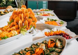 Comida no hotel ou em algum lugar perto