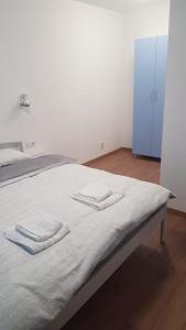Ein Bett oder Betten in einem Zimmer der Unterkunft Apartament 1 Budiu