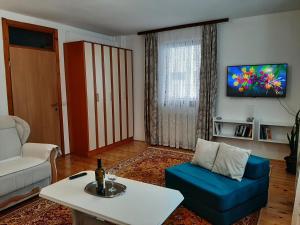 TV a/nebo společenská místnost v ubytování Aleksandar apartmani