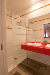 Kúpeľňa v ubytovaní Hostal Casa Arco Iris (Playa)