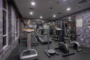 Fitness centrum a/nebo fitness zařízení v ubytování Vista City Hotel