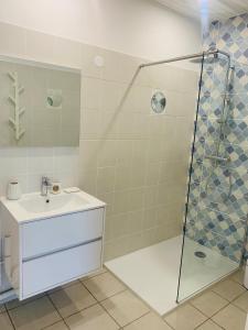 Koupelna v ubytování Villa Fresh&Cosy Trois-Ilets 3 étoiles