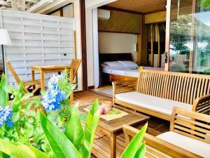 Balkon oz. terasa v nastanitvi Chambre totalement équipée avec vue imprenable!!!