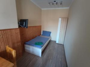 TV a/nebo společenská místnost v ubytování Apartmanház Mohács