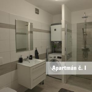 Ванная комната в Apartmány U koupaliště