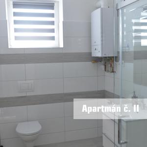 Koupelna v ubytování Apartmány U koupaliště