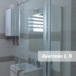 Koupelna v ubytování Apartmány U koupaliště