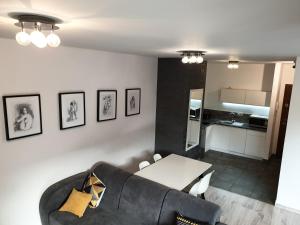 Posteľ alebo postele v izbe v ubytovaní TK Apartments Grabiszyńska