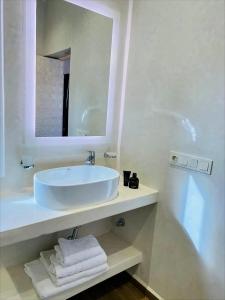 Koupelna v ubytování Aparthotel & Hotel Doha