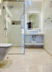 Koupelna v ubytování Aparthotel & Hotel Doha