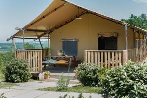A balcony or terrace at Agriturismo L'Antica Fornace
