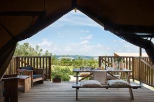 A balcony or terrace at Agriturismo L'Antica Fornace