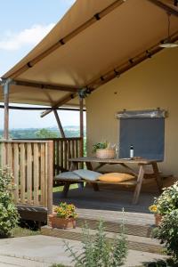 A balcony or terrace at Agriturismo L'Antica Fornace