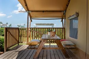 A balcony or terrace at Agriturismo L'Antica Fornace