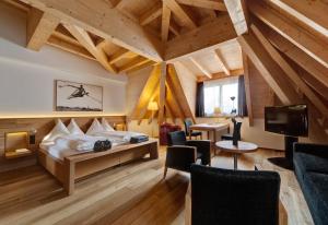 Posezení v ubytování Waldhotel Arosa