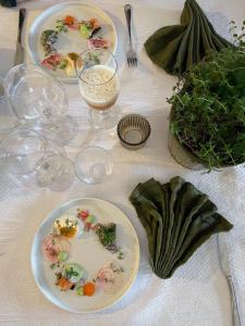 Comida en la casa de vacaciones o alrededores