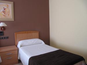 Postel nebo postele na pokoji v ubytování Hostal Meseguer