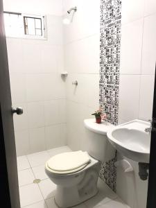 Koupelna v ubytování Apartamento Cómodo