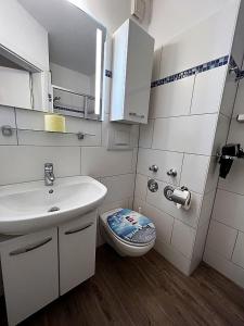 Phòng tắm tại Duhner Strandliebe