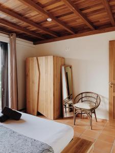 Voodi või voodid majutusasutuse Gîte Carmelie toas