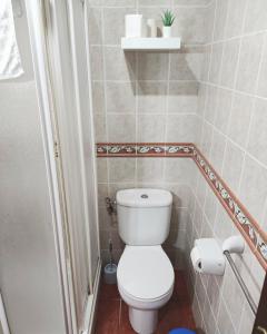 a bathroom with a white toilet in a room at Apartamentos Isora in Frontera +23 photos