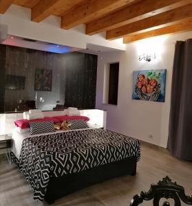 Postel nebo postele na pokoji v ubytování Casa Busari