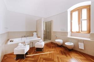 Koupelna v ubytování Santa Rosa Relais