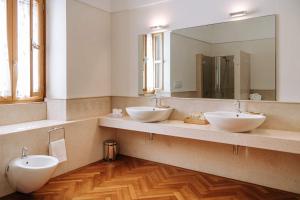 Koupelna v ubytování Santa Rosa Relais