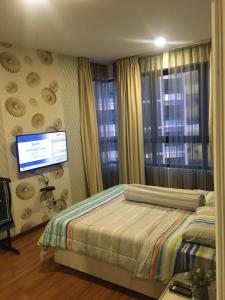 Cama o camas de una habitación en i-Suite, i-City by Mohas Homes