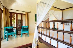 Uma área de estar em Qambani Luxury Resort