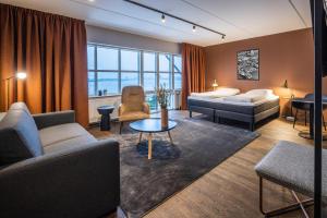 Ліжко або ліжка в номері Pier 5 Hotel