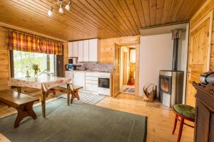 Η κουζίνα ή μικρή κουζίνα στο Resort Naaranlahti Cottages