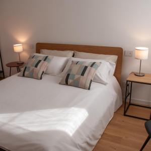 Кровать или кровати в номере Stilla Ristorante e Camere