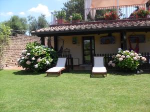 Vonkajšia záhrada v ubytovaní Agriturismo San Giacomo