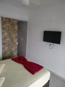 TV a/nebo společenská místnost v ubytování Residencial Alexandre