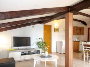Televízia a/alebo spoločenská miestnosť v ubytovaní Apartment Lukeni-1 by Interhome
