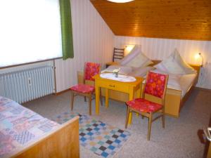 Llit o llits en una habitació de Apartment Haus Silberdistel by Interhome